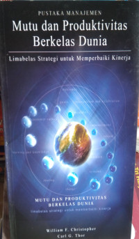 Image of Mutu dan produktifitas berkelas dunia