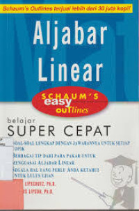 Image of ALJABAR LINEAR: LINEAR ALGEBRA