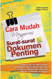 Image of CARA MUDAH MENGURUS SURAT-SURAT & DOKUMEN PENTING