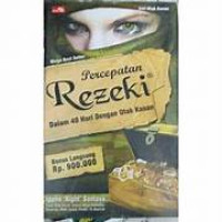 Image of Percepatan Rezeki Dalam 40 Hari Dengan Otak Kanan