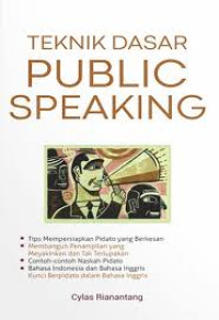 Image of TEKNIK DASAR  PUBLIC SPEAKING